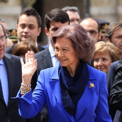 La reina en la inauguración de las Edades del Hombre